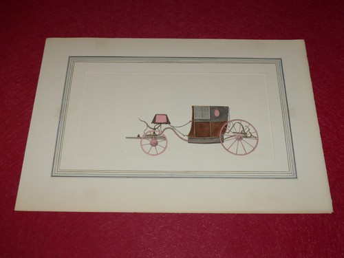 Old voiture cheval 18e - voiture,