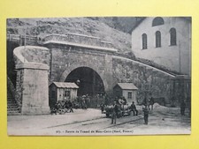 Cpa entrée tunnel mont - cpa,