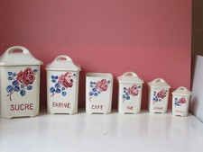 Série de 6 pots à épices en