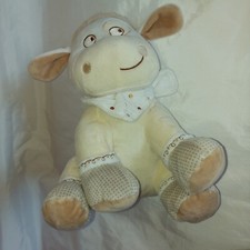 Doudou vache beige écru gris pois MOTS D'ENFANTS - Vache, Girafe Classique neuve
