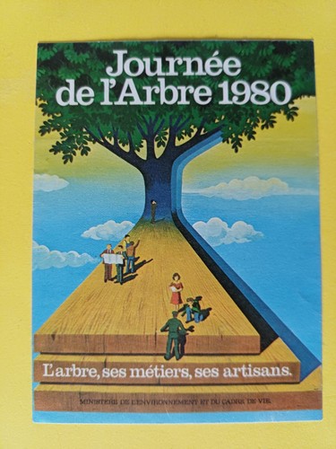 Sticker journée arbre - sticker, de