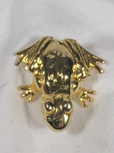 Frog toad pin tie hat - toad,