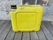 Ancien Bidon Plastique Jaune Renault Collection Déco Garage Vintage 