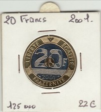 20 FRANCS genie 2001 FDC