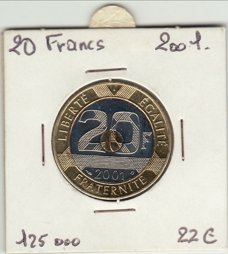 Francs genie 2001 - 20,