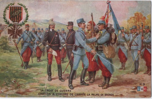 Cpa illustration guerre war - guerre,