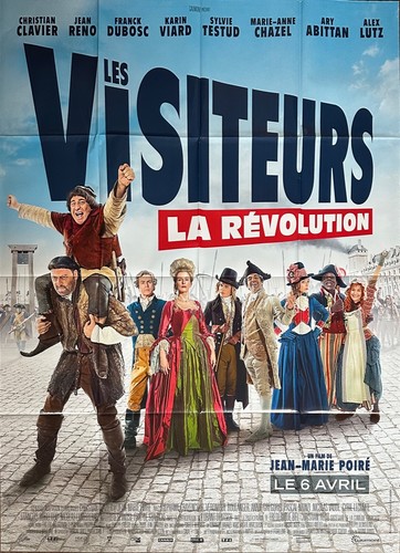 Affiche cinéma les visiteurs - affiche,