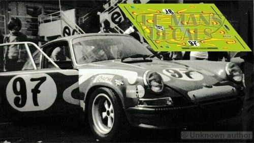 Décal porsche 911 mans - décal, le