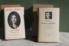 livre la pléiade Molière oeuvres complètes  tomes I et II.