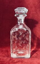 BACCARAT LIKÖR KARAFFE CARAFE CAVE A LIQUEUR WHISKY CRISTAL GRAVE TAILLE 19EME