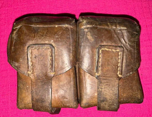 Militaria cartouchière cuir - militaria,