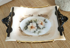 Plateau Limoges décor main