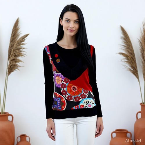 Lagenlook artsy tunique - lagenlook,