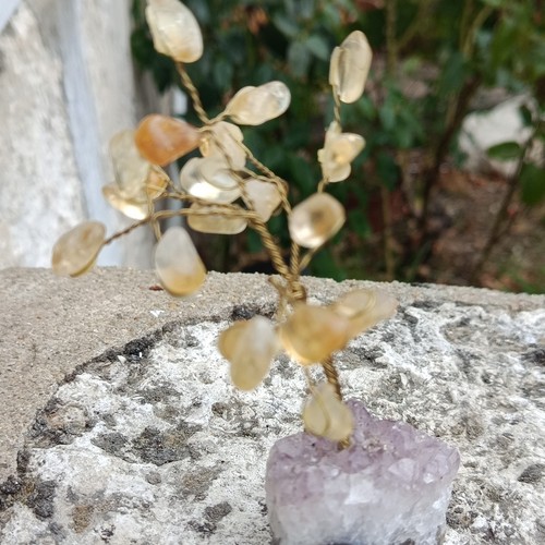Fait mains arbre pierres - fait, en