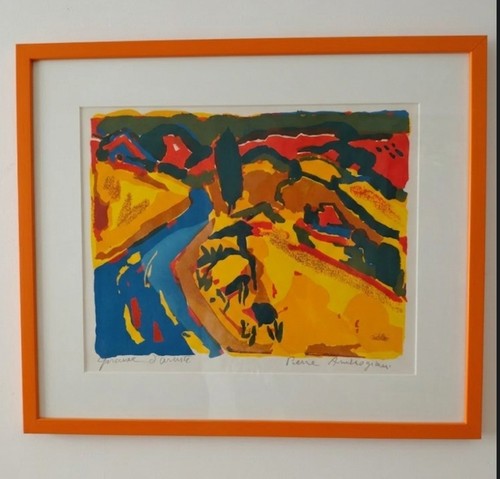 Rare lithographie pierre - rare,