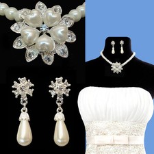 Parure Mariage Collier Boucle