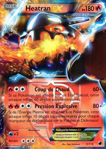 Heatran holo 180pv 116 - heatran, 13/116