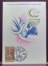 CARTE maximum premier jour 1966 ANDORRE 60C EUROPA