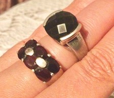 LOT Argent Massif-Grenat