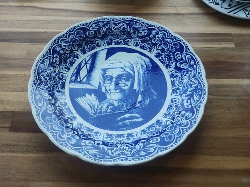 Grand plat boch belgium delft - boch,