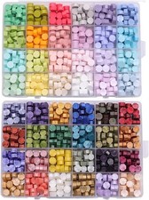 Lot de 1200 perles de cire à