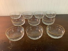 8 coupelles à fruit or