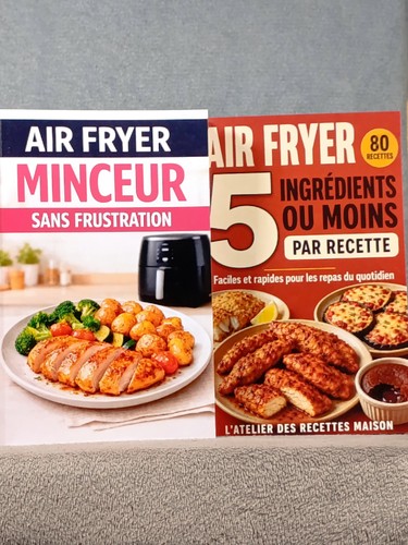 Lot livres recettes air - 2,