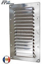 Grille inox 128mm x 232mm inox