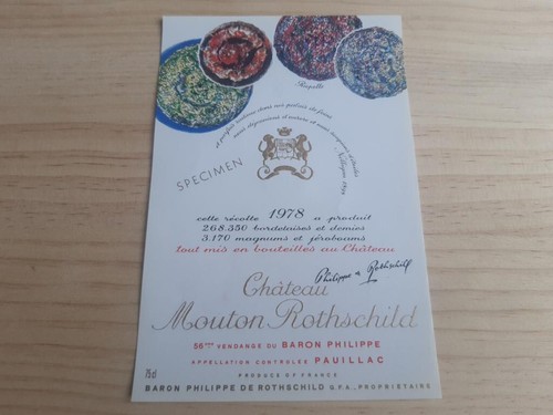 étiquette vin chateau - vin, mouton