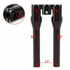 10 "11" poignée riser 1 1 / 8 "bar club style pour Harley Dyna Softail Sportster