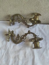 Anciens Bougeoirs De Piano Appliques Chandeliers Candélabres 