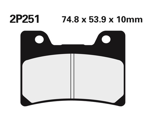 Plaquettes frein moto - , avant