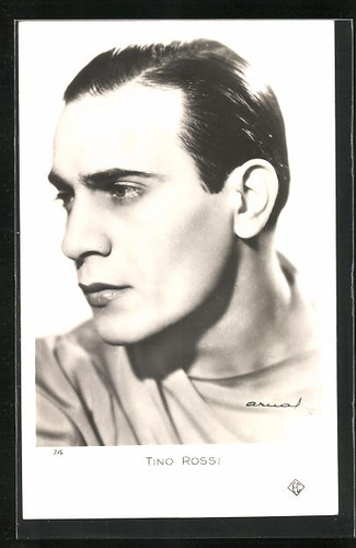 Carte postale acteur tino - postale,