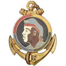 France, Ecole Militaire Préparatoire Africaine, Military, Broche, Très bon