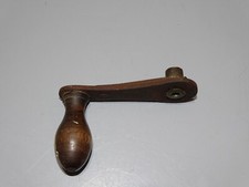 -ANCIENNE CLE DE TOURNEBROCHE TOURNE BROCHE Métal & BOIS COLLECTION déco