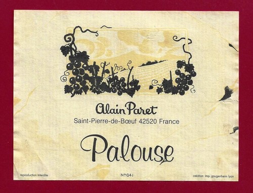 T61 etiquette vin palouse - t61,
