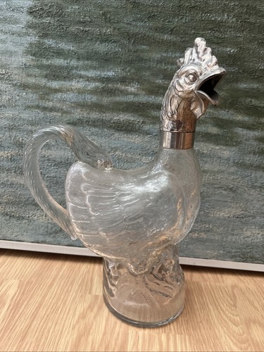 Carafe verseuse coq poule - carafe, &