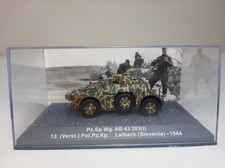 Véhicule Militaire ALLEMAND blindé sur roues Pz.Sp.Wg. AB 43 203 (i) - Altaya