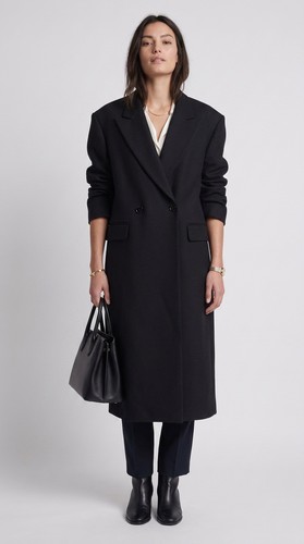 Sandro manteau femme noir - sandro,