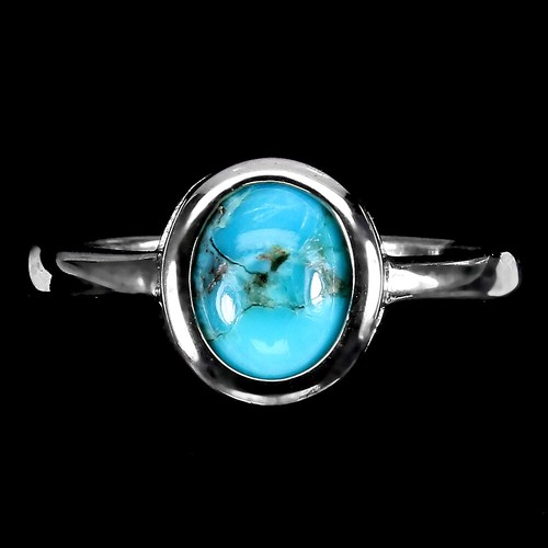 925 bague argent ovale - bague,