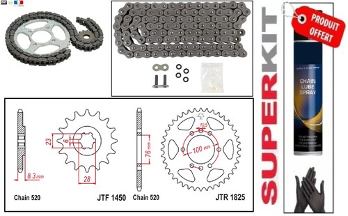 Super kit chaine - super, 520