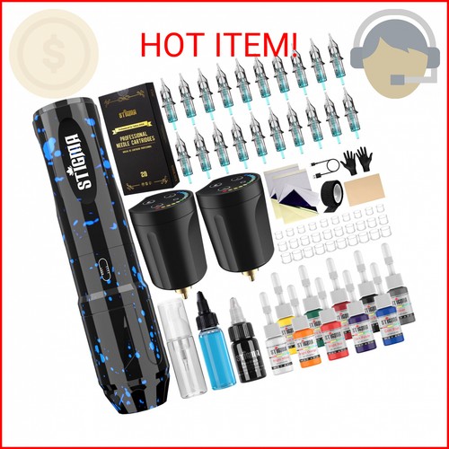 Stigma wireless tattoo gun kit - tattoo,