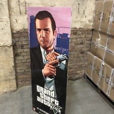NEUF NEW promo pub PLV GTA 5 grand theft auto IV 3 face 160*60 PS4 xbox one