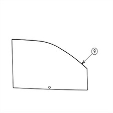 108003 VITRE DE PORTE GAUCHE