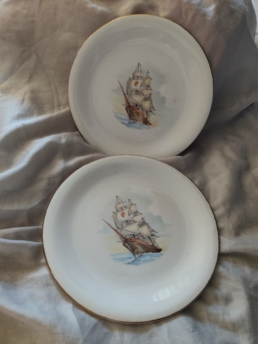 Duo assiettes vintage - d'assiettes,
