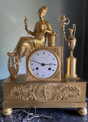 Pendule empire bronze - pendule,