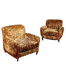 Fauteuils Vintage Velours