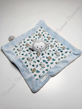 Doudou Plat Carré Singe Gris