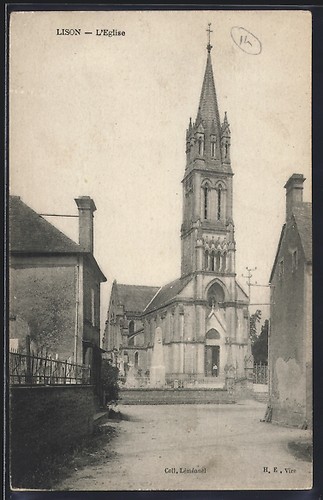 Cpa lison église - l´Église,
