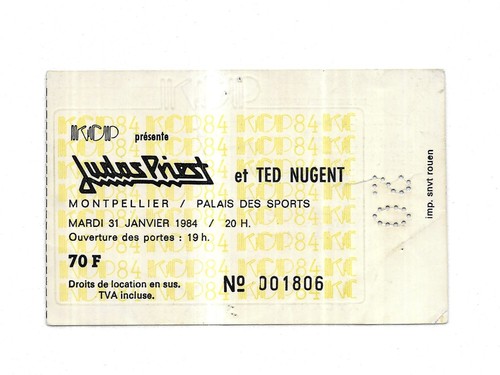 Rare ticket billet concert - billet,
